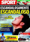 Portada diario Sport del 14 de Julio de 2009