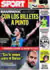 Portada diario Sport del 21 de Julio de 2009