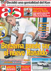 Portada diario AS del 22 de Julio de 2009