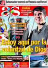 Portada diario AS del 30 de Julio de 2009