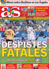 Portada diario AS del 1 de Agosto de 2009