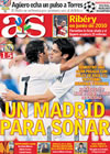 Portada diario AS del 8 de Agosto de 2009