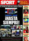 Portada diario Sport del 12 de Agosto de 2009