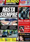 Portada Mundo Deportivo del 12 de Agosto de 2009