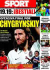 Portada diario Sport del 21 de Agosto de 2009