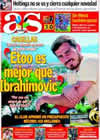 Portada diario AS del 1 de Septiembre de 2009