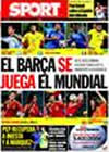 Portada diario Sport del 9 de Septiembre de 2009