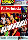 Portada Mundo Deportivo del 10 de Septiembre de 2009