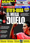 Portada Mundo Deportivo del 14 de Septiembre de 2009