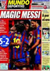 Portada Mundo Deportivo del 20 de Septiembre de 2009