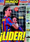 Portada Mundo Deportivo del 30 de Septiembre de 2009