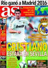 Portada diario AS del 3 de Octubre de 2009