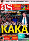 Portada diario AS del 4 de Octubre de 2009