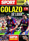 Portada diario Sport del 4 de Octubre de 2009