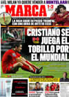 Portada diario Marca del 11 de Octubre de 2009