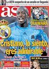 Portada diario AS del 13 de Octubre de 2009