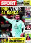 Portada diario Sport del 15 de Octubre de 2009