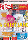 Portada diario AS del 16 de Octubre de 2009