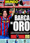 Portada Mundo Deportivo del 19 de Octubre de 2009