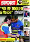 Portada diario Sport del 20 de Octubre de 2009