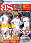 Portada diario AS del 22 de Octubre de 2009