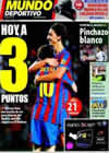 Portada Mundo Deportivo del 25 de Octubre de 2009