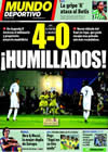 Portada Mundo Deportivo del 28 de Octubre de 2009