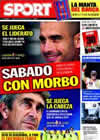 Portada diario Sport del 31 de Octubre de 2009