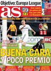 Portada diario AS del 4 de Noviembre de 2009