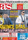 Portada diario AS del 6 de Noviembre de 2009