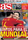 Portada diario AS del 15 de Noviembre de 2009