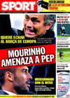 Portada diario Sport del 18 de Noviembre de 2009