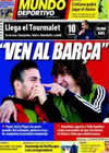 Portada Mundo Deportivo del 18 de Noviembre de 2009