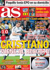 Portada diario AS del 26 de Noviembre de 2009