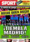 Portada diario Sport del 26 de Noviembre de 2009