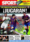 Portada diario Sport del 28 de Noviembre de 2009