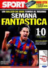 Portada diario Sport del 30 de Noviembre de 2009