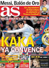 Portada diario AS del 1 de Diciembre de 2009