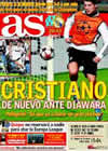 Portada diario AS del 8 de Diciembre de 2009