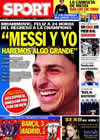 Portada diario Sport del 8 de Diciembre de 2009