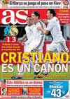 Portada diario AS del 9 de Diciembre de 2009