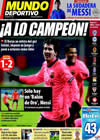 Portada Mundo Deportivo del 10 de Diciembre de 2009