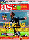 Portada diario AS del 13 de Diciembre de 2009