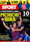 Portada diario Sport del 13 de Diciembre de 2009