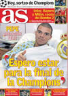 Portada diario AS del 18 de Diciembre de 2009