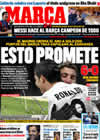 Portada diario Marca del 20 de Diciembre de 2009