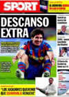 Portada diario Sport del 29 de Diciembre de 2009