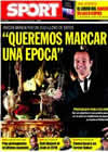 Portada diario Sport del 31 de Diciembre de 2009