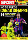 Portada diario Sport del 3 de Enero de 2010