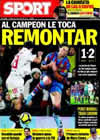 Portada diario Sport del 6 de Enero de 2010